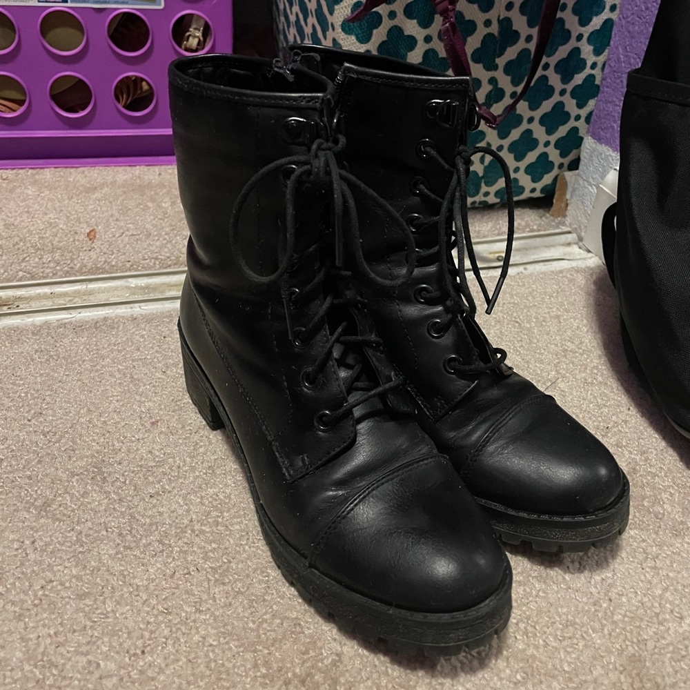 Madden girl combat boots